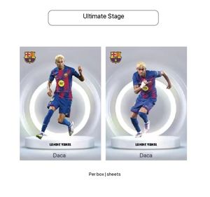 DAKAD 25-26 Daka Barcelona Tarjeta Coleccionable de Firma de <span class=keywords><strong>Messi</strong></span>, Suárez, Neymar, Robinho - Tarjetas de Estrellas del Fútbol de Primera Categoría - Individual de Papel - Product Image 2