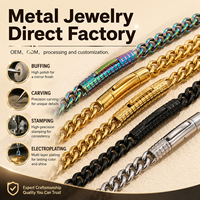 Chaîne Réversible en Acier Inoxydable 6mm avec Fermoir à Clip Hip Hop, Collier et Bracelet pour Homme en Acier Titane, Vente en Gros Usine, Personnalisable OEM ODM