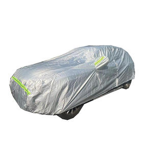 Cubierta de coche Oxford plateada Universal para las cuatro estaciones, función impermeable de refrigeración y aislamiento para exteriores - Product Image 6