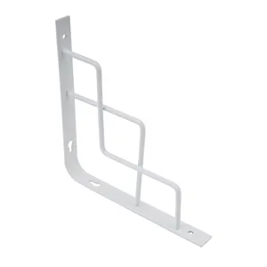 L Kệ Bracket Heavy Duty DIY Mở Kệ phần cứng sắt kim loại màu đen tường nổi Kệ chân đế