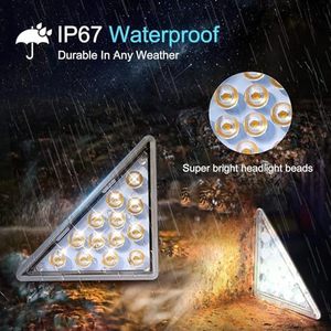 Светодиодные ступенчатые фонари на солнечной батарее, 6 шт. в упаковке - Product Image 3