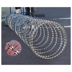 Cerca de seguridad galvanizada tipo <span class=keywords><strong>concertina</strong></span>, alambre de púas anti-escalada, alambre de púas tipo cuchilla, alambre de púas tipo rasuradora para prisión, favorito de los clientes, precio - Product Image 6