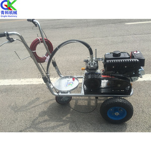 Machine <span class=keywords><strong>de</strong></span> marquage routier, machine <span class=keywords><strong>de</strong></span> délimitation, machine à pousser à <span class=keywords><strong>la</strong></span> main pour les espaces <span class=keywords><strong>de</strong></span> stationnement routiers municipaux, machine à peinture par pulvérisation à froid - Product Image 4