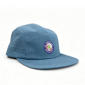 Gorra de Camping de 5 Paneles, Diseño Simple y Moderno, Transpirable, Impermeable, Visera Plana, Ajustable, Unisex, para Deportes al Aire Libre - Product Image 3