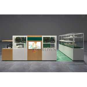 Hot Sale Jewelry showcase Store Ht Cutout Crew Counter Kiosk Cabinet Design <strong>Pl</strong> Design Ornaments Sho - Product Image 5