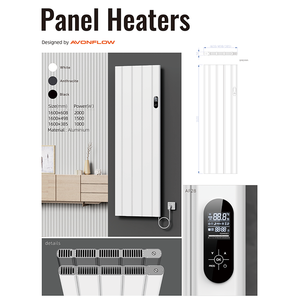 WIFI/ERP pannello elettrico in alluminio di riscaldamento radiatore a risparmio energetico forma quadrata per uso ospedaliero - Product Image 3