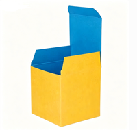 Boîte d'emballage haut de gamme en papier kraft avec couvercle rabattable, impression personnalisée de la marque pour les scénarios de produits e-commerce
