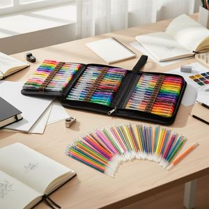 Juego de Bolígrafos de Gel con Purpurina de 60/100 Colores Económicos para Libros de Colorear para Adultos, Diarios, Dibujo, Garabatos, Marcadores de Arte - Product Image 3