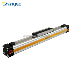 Shinypneumatic cylinder suppliers OST OSP rodless cylinder Slide Mechanical Jointed Rodless guide liner aluminum rails cylinder