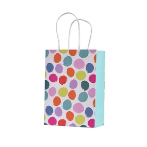 Bolsas de Papel para Regalo Impresas <span class=keywords><strong>Multicolor</strong></span> Ecológicas Listas para Enviar, Bolsas de Papel Kraft Recicladas al por Mayor para Fiestas y Boutiques - Product Image 5