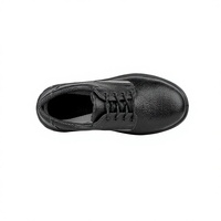 Chaussures de sécurité en cuir à embout d'acier, bottes de travail industrielles, minières et de cuisine, antistatiques, basses, pour hommes, toutes saisons, robustes, pour l'usine