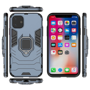 เคสโทรศัพท์มือถือแบบมีห่วงกันกระแทก TPU มีขาตั้งสำหรับ iPhone 11 12 13 14 15 PRO MAX XR XS MAX 7 <span class=keywords><strong>8</strong></span>พร้อมห่วง - Product Image 4
