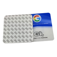 Carte NFC d'Affaires Personnalisable pour Réseaux Sociaux, RFID Programmable, Étanche, Puce NTAG213 13.56MHz, Carte Google Review NFC en Acrylique