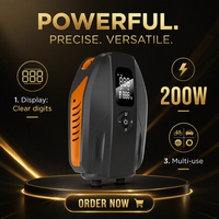 Gonfleur de pneus sans fil avec écran numérique 150 PSI, compresseur d'air rechargeable 4500 mAh, pompe à air avec arrêt automatique PR2901
