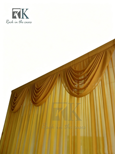 Sistema de Cortinas de Aluminio con Soporte para Tubos y Cortinas, Kit de Fondo de Tela Negra Desmontable, Precio de Fábrica - Product Image 1
