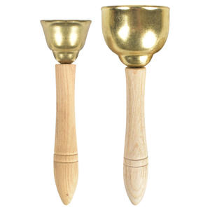 Venta al por mayor de campanas de mano musicales, campanillas, juguetes, anillo de metal, campana de mano para bebé - Product Image 3