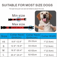 Collier pour chien lumineux à LED avec motif d'arbre de Noël 3D, 15 modes d'éclairage, avertissement nocturne, personnalisable, en stock pour les promenades nocturnes des animaux de compagnie