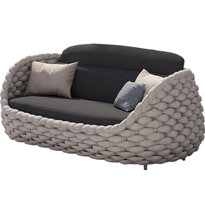 Sofy Durable Eco-Friendly Sillas al aire libre-Sofá tejido elegante para el hogar Decoració<span class=keywords><strong>n</strong></span> del jardí<span class=keywords><strong>n</strong></span> sofá - Product Image 4