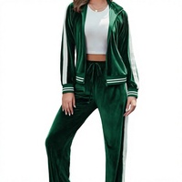 Sweat-shirt décontracté en velours non tissé avec cordon de serrage, 100 % coton respirant, couleur unie, pour femme, vente directe usine