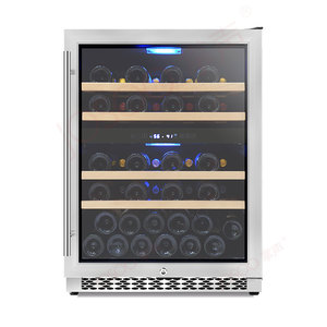 Josoo Oem 49 <span class=keywords><strong>bouteilles</strong></span> <span class=keywords><strong>cave</strong></span> à <span class=keywords><strong>vin</strong></span> double refroidisseur réfrigérateur <span class=keywords><strong>cave</strong></span> pour rouge, blanc, champagne ou <span class=keywords><strong>vin</strong></span> mousseux - Product Image 1