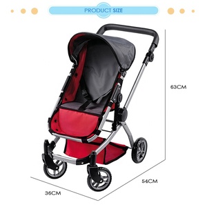 Feili chất lượng cao 2 cách baby <span class=keywords><strong>doll</strong></span> xe đẩy và xe ghế đẩy cho búp bê búp bê xe đẩy em cho 11 tuổi - Product Image 6