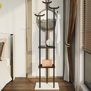 <span class=keywords><strong>Perchero</strong></span> de <span class=keywords><strong>Hierro</strong></span> <span class=keywords><strong>Forjado</strong></span> Metálico Moderno para el Hogar, Exhibidor de Ropa de Estilo Simple - Product Image 4