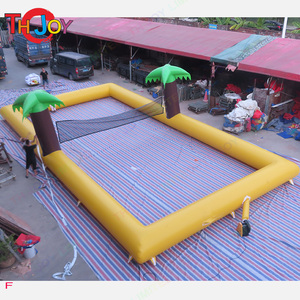 Terrain de Football gonflable Portable 2 en 1, dimensions de 15x8m, terrain de volley-ball et d'arène de Football - Product Image 5