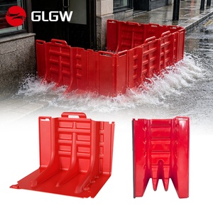 Barrera Portátil Contra Inundaciones, Barrera Modular de ABS, Puertas Contra Inundaciones en Forma de L, Barrera de Agua de Plástico - Product Image 1