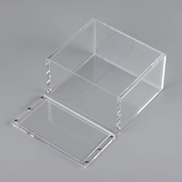 Vitrine en Acrylique pour Boîte de Boosters Couvercle Magnétique Coulissant Boîte de Protection en Acrylique