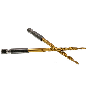 Apex HSS M2 # 6 # 8 # Juego de 10 brocas avellanadoras cónicas ajustables con vástago hexagonal para perforación piloto en madera - Product Image 1