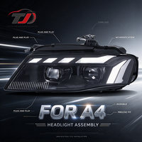 Ensemble de phares LED pour Audi A4 2008-2012, modification style RS, signal dynamique, accessoires de voiture