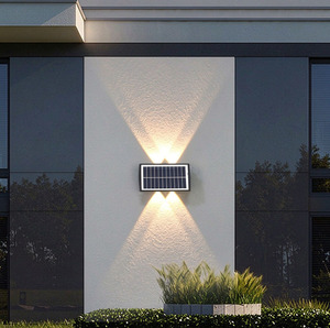 Lámpara solar de pared impermeable con sensor de movimiento, lámpara de jardín, luz solar para exteriores, lámpara solar de pared para jardín - Product Image 4
