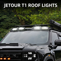 Barre lumineuse LED JETOUR Freedom T1 pour le camping sauvage, les sentiers nocturnes, les situations d'urgence, sans perçage, kit d'installation facile