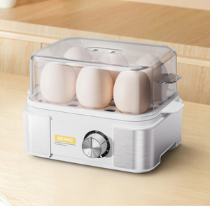 Cuiseur d'oeufs de ménage fabricant bouilli chaudière électrique d'oeufs personnalisé OEM acier inoxydable temps de puissance nourriture Rohs couleur accepter le matériel ABS - Product Image 1