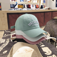 Casquette de baseball unie brodée main motif léopard en tissu Dobby, respirante, imperméable, style urbain vintage et sportif