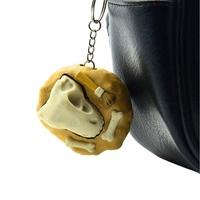 Porte-clés Fidget Dinosaure Fossile Imprimé en 3D, Design Bouton de Clavier Mécanique, Jouet de Décompression, OEM ODM Disponibles