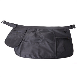 Multi Pocket <b>Half</b> Length <b>Apron</b> Black For Gardening Work Storage Waistband - Product Image 5