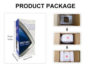 Calentador de agua rápido con pantalla Led para baño de tamaño pequeño, función antivuelco, 110V, 220V, calentador de agua instantáneo para Baño - Product Image 3