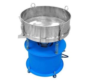 High Quality <b>Small</b> Stainless Steel Vibrating Screen New Experimental Flour <b>Sieving</b> Machine with Motor for Powder - Product Image 2