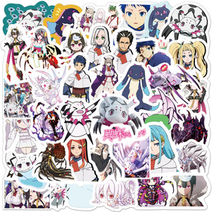 50 piezas Anime so I Am a Spider so What Gratiffi Sticker para teléfono Laptop vinilo Cute Girl Anime Stickers - Product Image 1