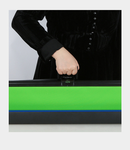 Écran <span class=keywords><strong>vert</strong></span> pliable de 1,5 x 2 m, résistant aux plis, installation ultra-rapide, <span class=keywords><strong>fond</strong></span> pour la diffusion vidéo - Product Image 2