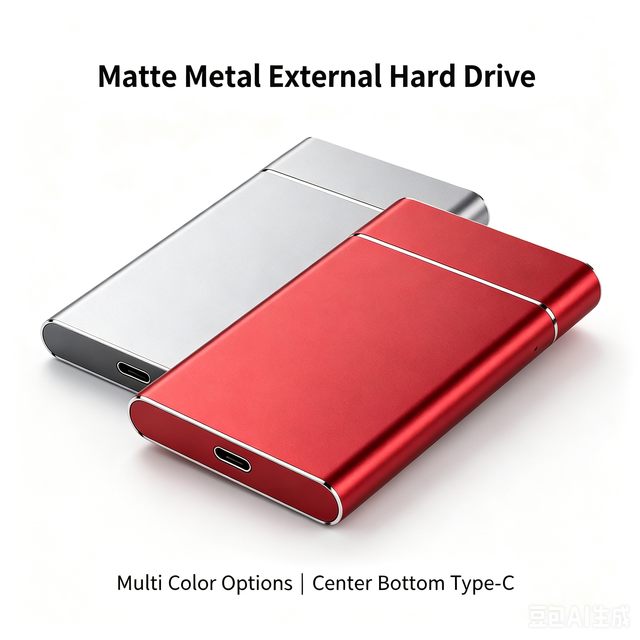 Portable 1TB Wireless Ethernet Aluminum Alloy SSD External Hard Drive with 100-200MB/s Read/Write Speed for Laptop