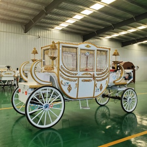 Nueva Carruada Eléctrica de Lujo para Bodas, Carruada Real y Carruada de Princesa Cenicienta, Carruada Xuchang Montable en Venta - Product Image 3
