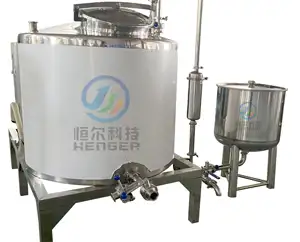 Food Grade Dairy Juicer Raw Milk Beer Cooling Tank Carbonated Soft Drink Water Cooling Container In Dairy Processing Machine