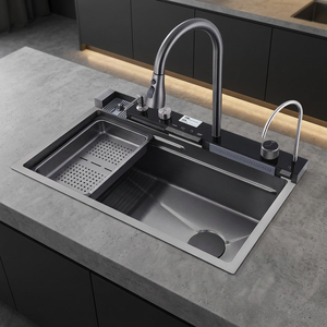 Grifo de Cocina Extraíble de Acero Inoxidable para Montar en el Fregadero - Product Image 3