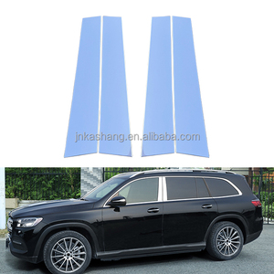 X167 trang bị thêm bài viết gls450 GLe trung tâm trụ cột TRIM Dải cửa sổ trang trí dải sáng chống xước cửa sổ Cent GLS - Product Image 2