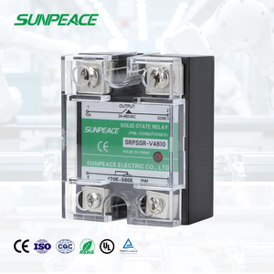 VA một pha SSR Din Rail Rơle trạng thái rắn <span class=keywords><strong>220V</strong></span> 10A 25A 40A 60A 80A <span class=keywords><strong>100A</strong></span> 120A 150A - Product Image 3