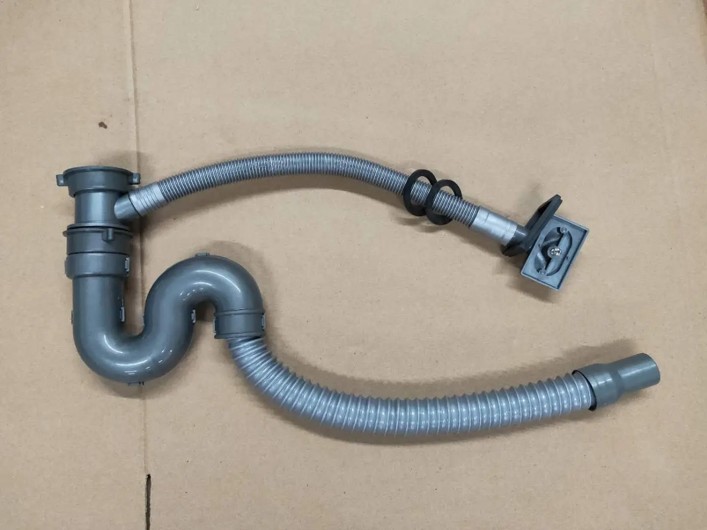 Sn005 bồn rửa nhà bếp linh hoạt không gỉ ống cống duy nhất bát ống thoát nước Ống nhựa ống nước chìm Siphon
