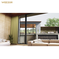 Fenêtre coulissante étanche en alliage d'aluminium Wazzor, isolation phonique, pour maison, villa et résidence – Offre Spéciale
