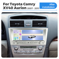 Navifly 4G WIFI Car-Play Autoradio FM Écran tactile Lecteur multimédia de voiture DVR pour Toyota Camry XV40 Aurion 2007 - 2011